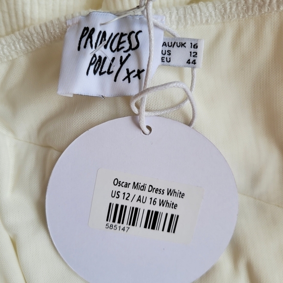 NWT Princess Polly Oscar Midi Strapless Dress Size 12 - Picture 7 of 7